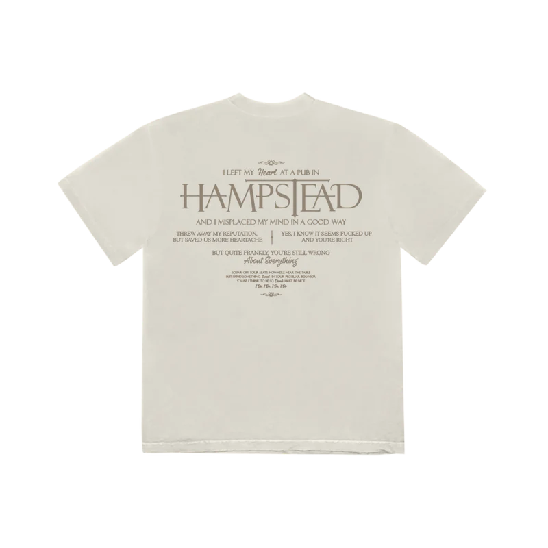 Ariana Grande Hampstead Photo T-Shirt Official Ariana Grande Merchandise