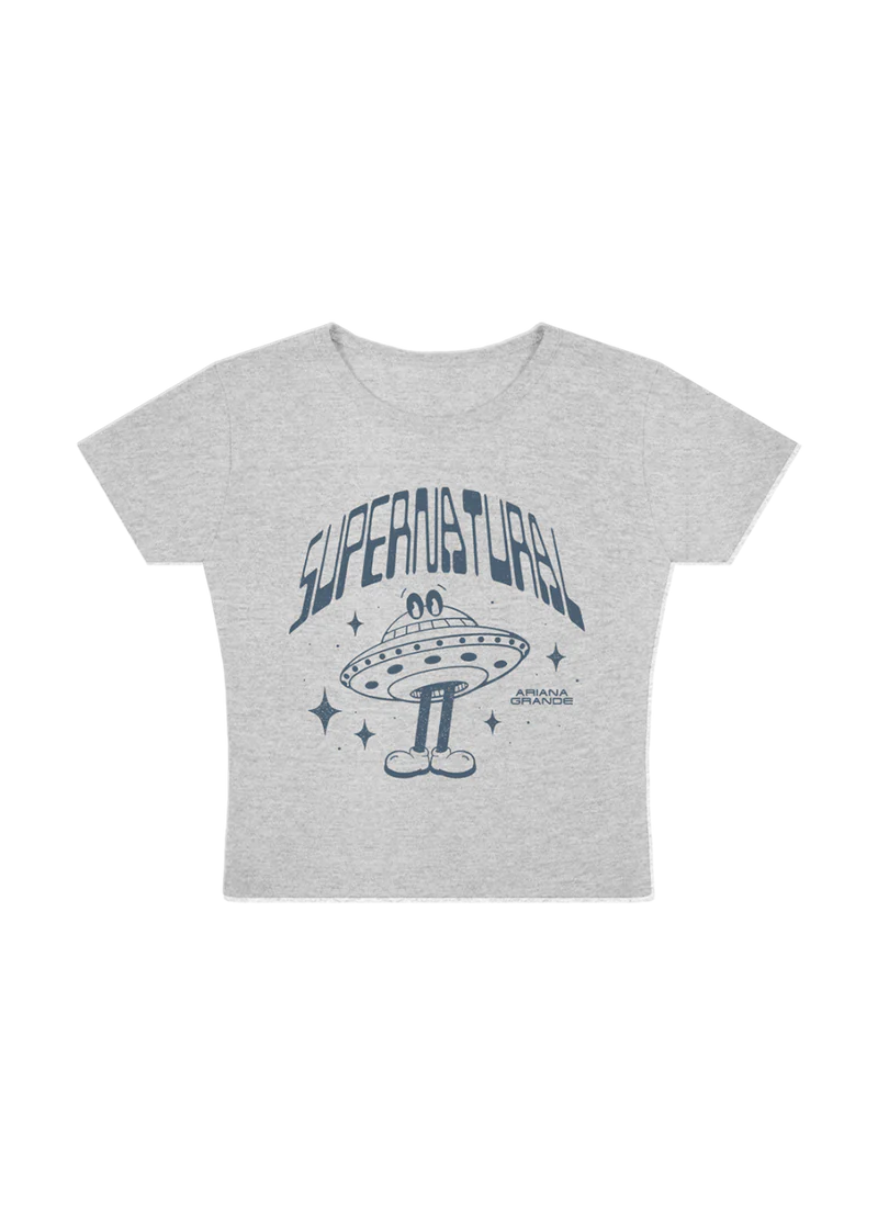 Ariana Grande Supernatural Baby T-Shirt Grey Official Ariana Grande Merchandise