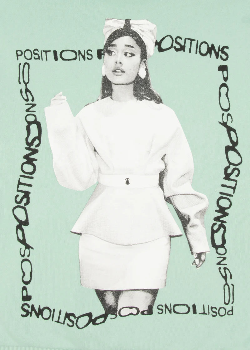 Ariana Grande Positions Mint Hoodie Official Ariana Grande Merchandise