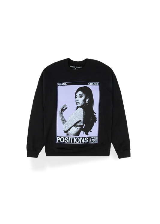 Ariana Grande Positions Photo Crewneck Official Ariana Grande Merchandise