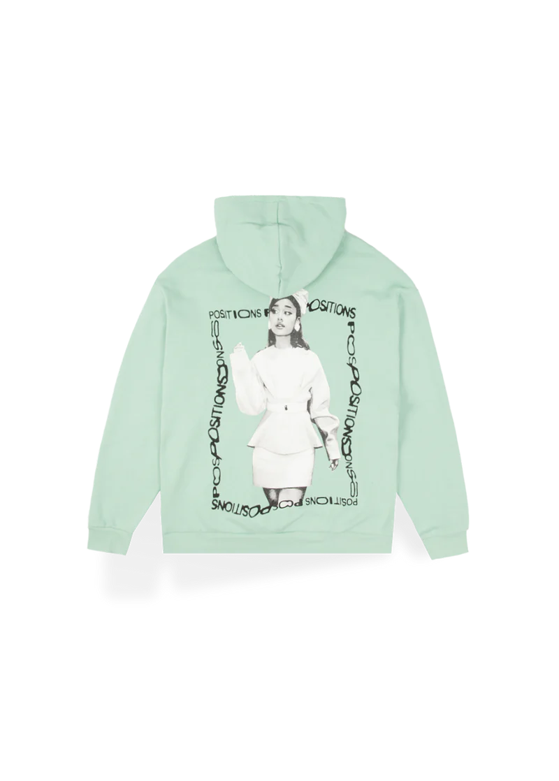 Ariana Grande Positions Mint Hoodie Official Ariana Grande Merchandise