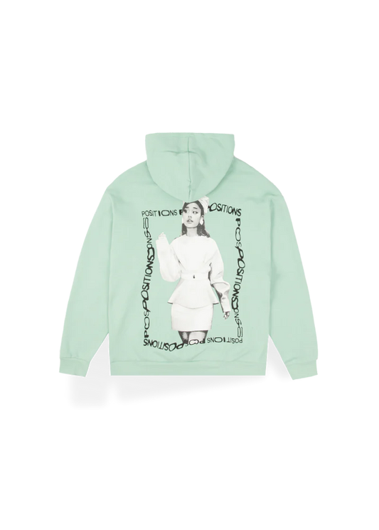 Ariana Grande Positions Mint Hoodie Official Ariana Grande Merchandise