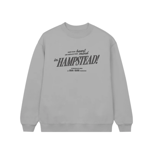 Ariana Grande Hampstead Crewneck Grey Official Ariana Grande Merchandise