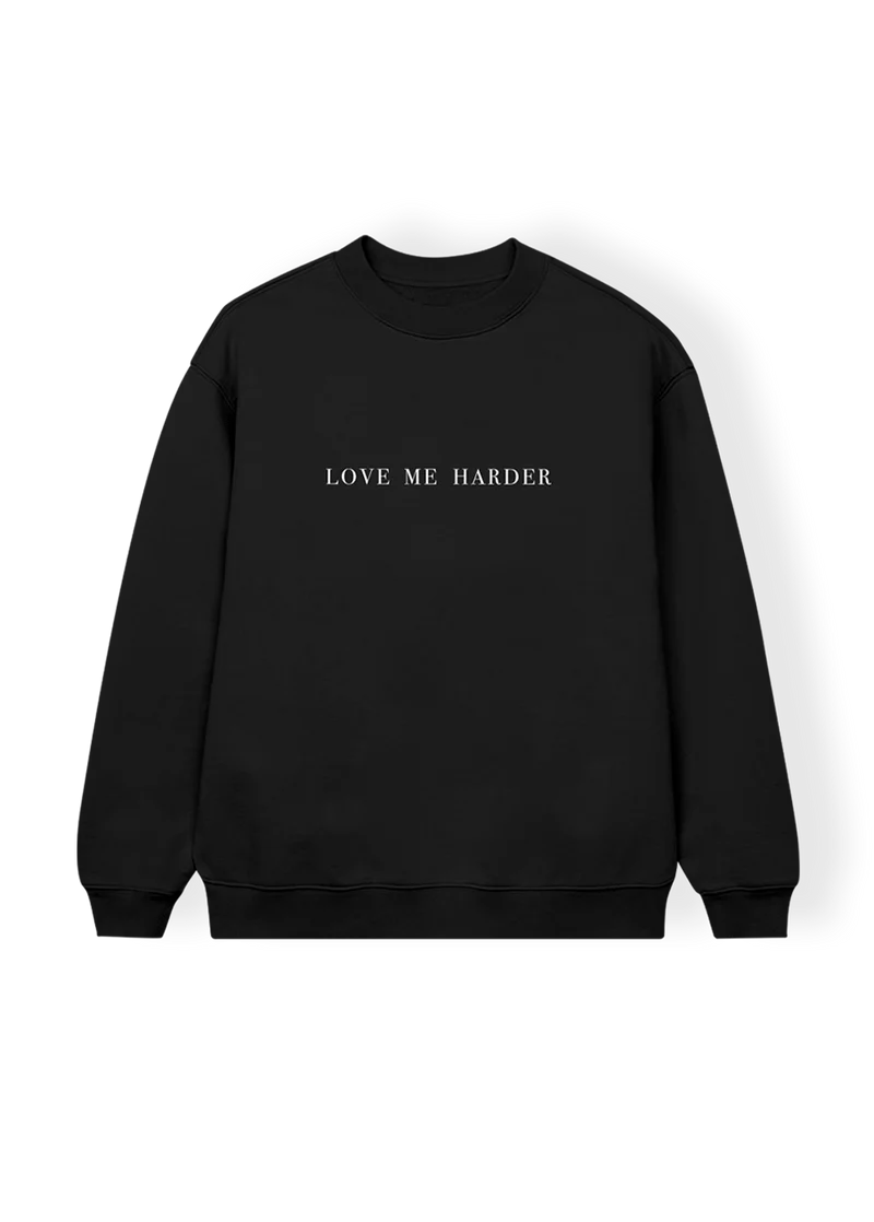 Ariana Grande Love Me Harder Crewneck Official Ariana Grande Merchandise