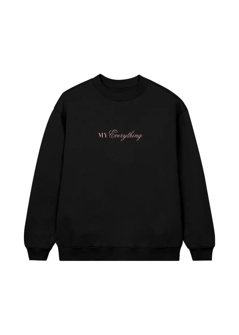 Ariana Grande My Everything 10th Anniversary Puff Print Crewneck + Sweatpants Set Official Merch