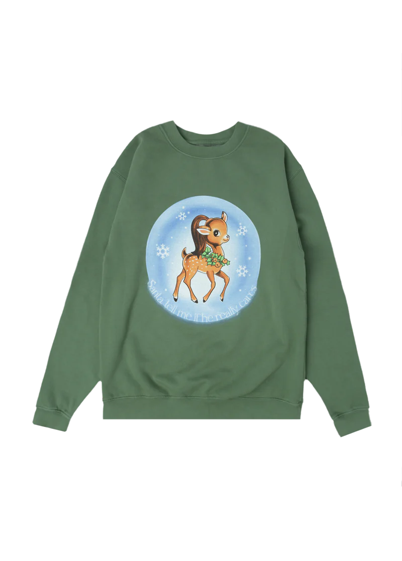 Ariana Grande Santa Tell Me Crewneck Official Merch