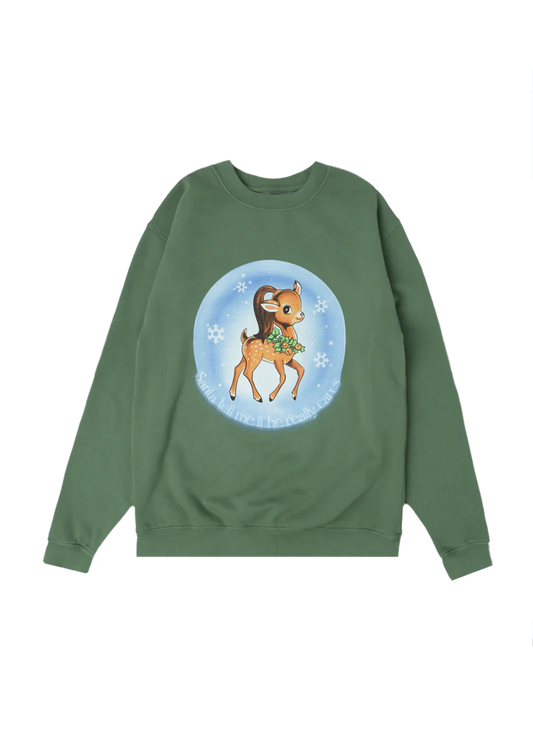 Ariana Grande Santa Tell Me Crewneck Official Merch