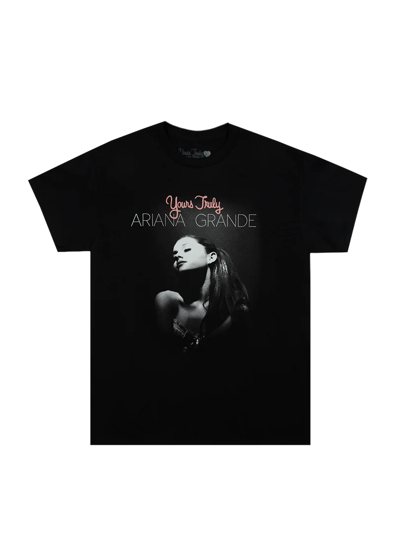 Ariana Grande Yours Truly 10th Anniversary Puff Print T-Shirt Official Merch