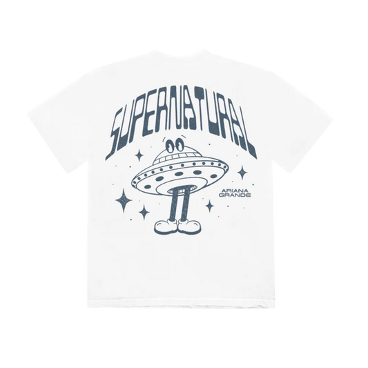Ariana Grande Supernatural T-Shirt White Official Ariana Grande Merchandise