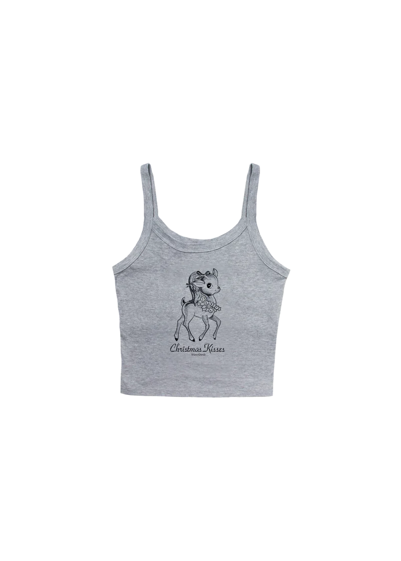 Ariana Grande Christmas Kisses Cropped Tank Top Official Merch