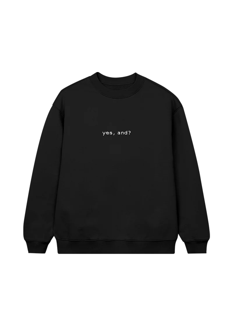 Ariana Grande Yes, And? Crewneck Official Ariana Grande Merchandise