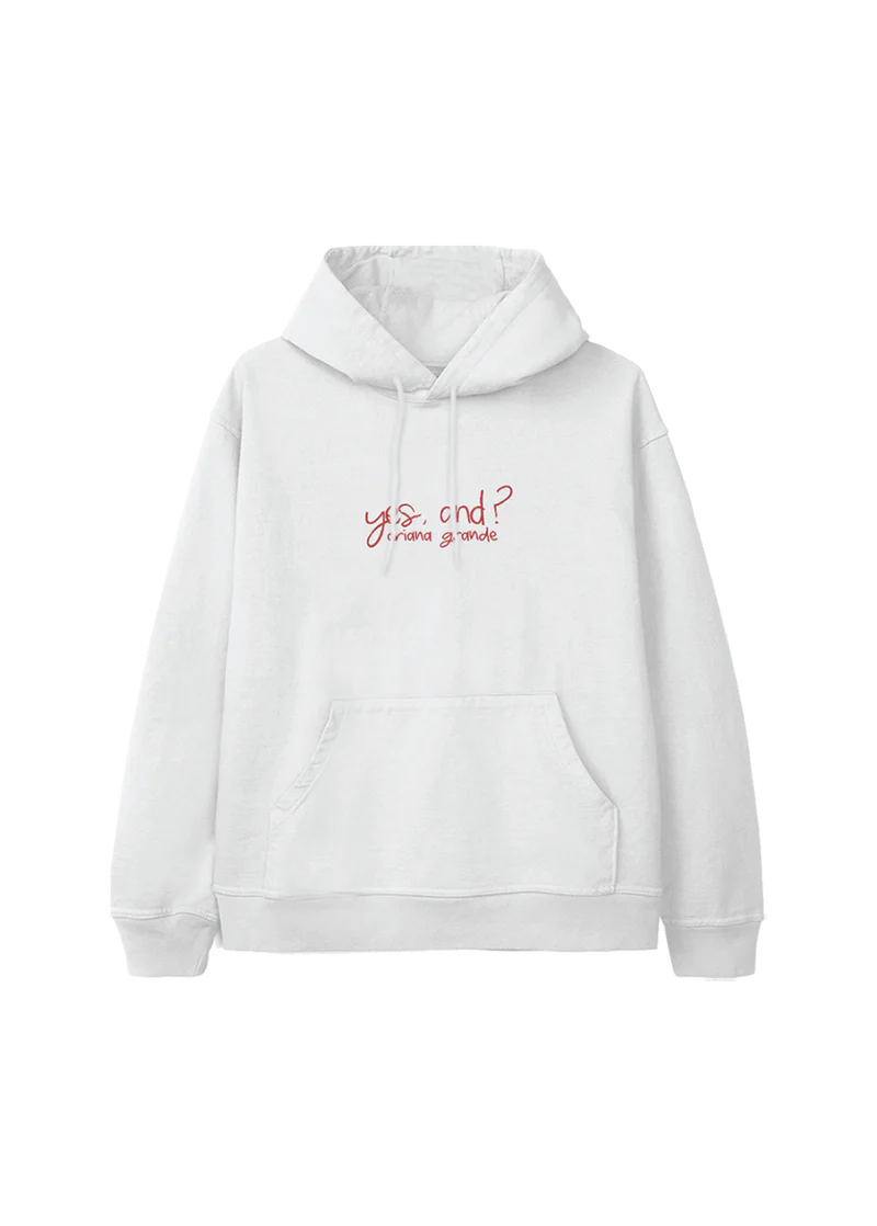 Ariana Grande Yes, And? Collage Hoodie Official Ariana Grande Merchandise