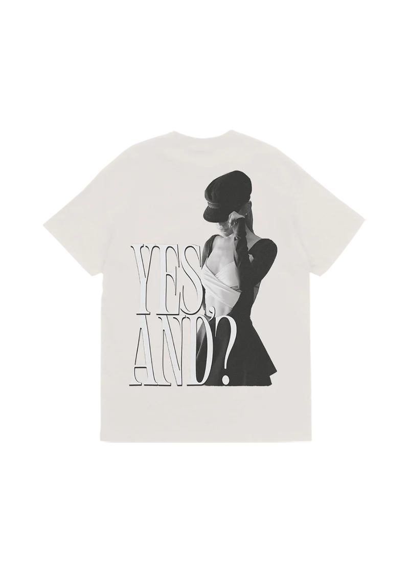 Ariana Grande Yes, And? Off-White T-Shirt Official Ariana Grande Merchandise